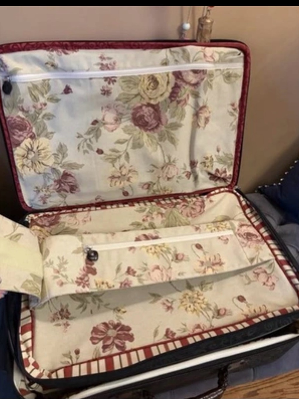 Brighton Mevelyn complete 3 bags Rolling Suitcase luggage set brown black - Picture 11 of 16